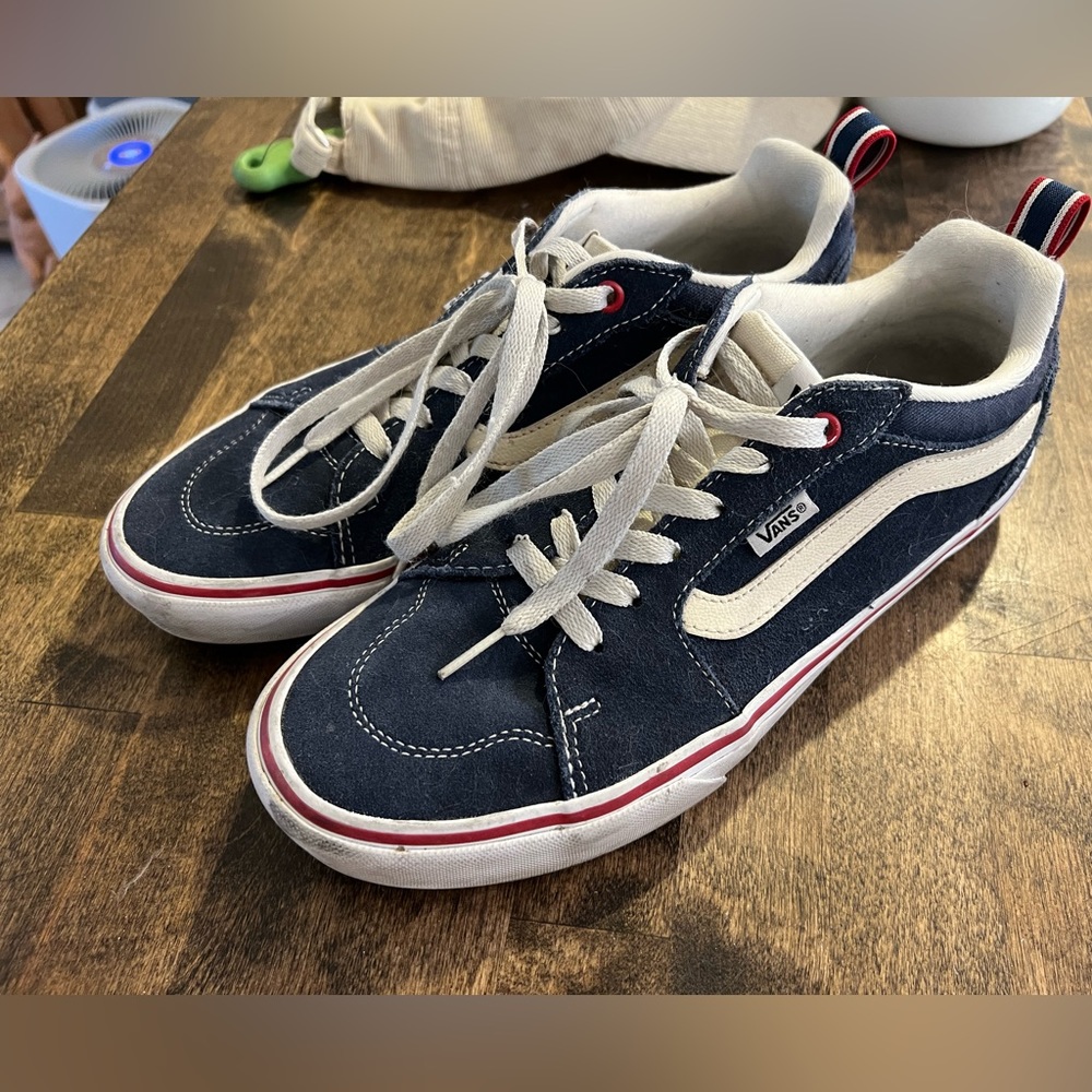 GUC VANS Navy Red Suede